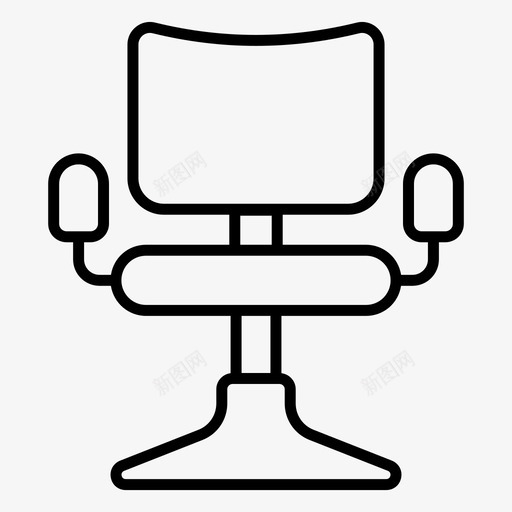 沙龙椅扶手椅家具svg_新图网 https://ixintu.com 沙龙 家具 扶手 转椅 美容 时尚 轮廓 向量 图标
