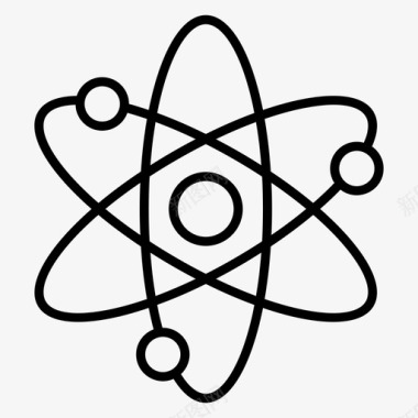 原子原子模型原子轨道图标