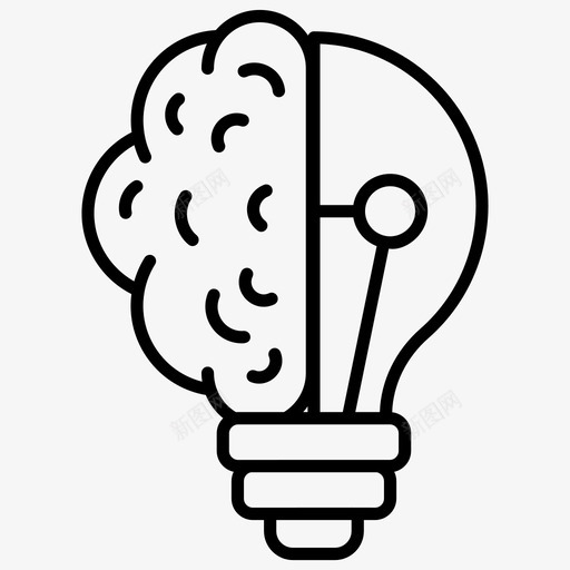 创意思维大脑概念创意创意svg_新图网 https://ixintu.com 创意 思维 大脑 概念 教育 大纲 图标