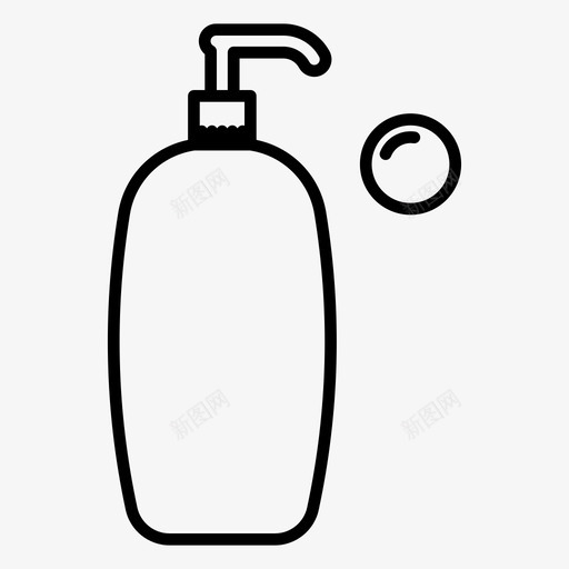 洗发水奶瓶清洁剂svg_新图网 https://ixintu.com 洗发水 奶瓶 清洁剂 护发素 沙龙 龙床 早餐