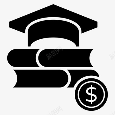 教育贷款教育补助金奖学金图标