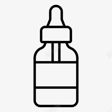 血清瓶液体瓶油瓶图标