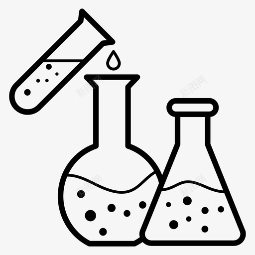 实验室设备化学烧瓶化学测试svg_新图网 https://ixintu.com 化学 实验室 设备 化学化 烧瓶 测试 化学实验 实践 教学大纲 图标