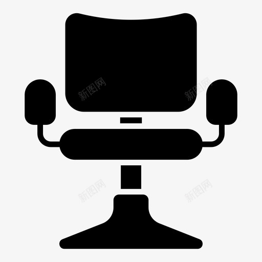 沙龙椅扶手椅家具svg_新图网 https://ixintu.com 沙龙 家具 扶手 转椅 美容 时尚 字形 矢量 矢量图 图标