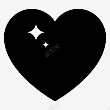 心脏心脏设计爱的象征图标