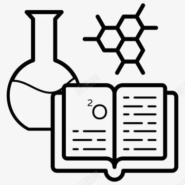 有机化学化学烧杯化学现象图标