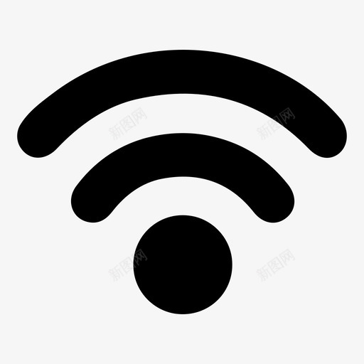 wifi信号宽带网络互联网信号svg_新图网 https://ixintu.com 信号 网络 宽带 宽带网 网络互联 互联网 无线网络 一组 通信 固态 图标