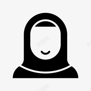 阿拉伯女人阿拉伯人阿拉伯语图标