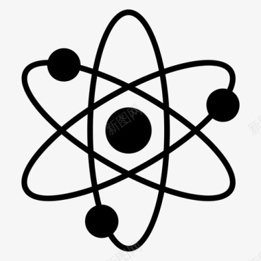 原子原子模型原子轨道图标