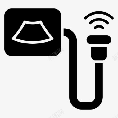 超声波机器医学超声波超声波图标