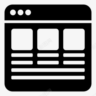 web线框登录页web设计图标