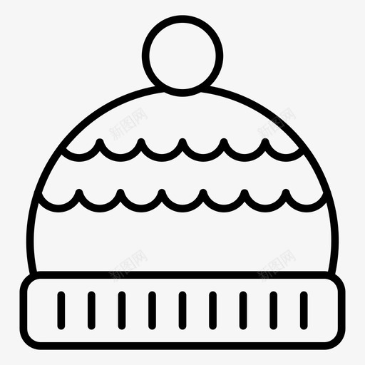 冬帽冷帽针织帽svg_新图网 https://ixintu.com 冬帽 冷帽 针织 帽冬 圣诞节