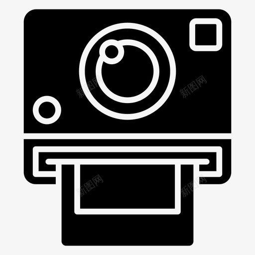 即时照相机小工具摄影svg_新图网 https://ixintu.com 即时 照相机 摄影 小工 工具 设备 旅行 度假 假的 固体 图标