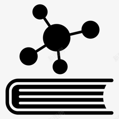 化学书化学知识化学教育图标