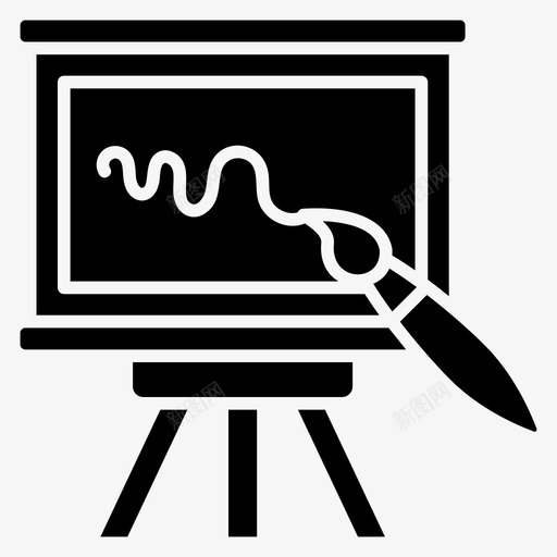 艺术品艺术家画布绘画svg_新图网 https://ixintu.com 艺术品 艺术家 画布 绘画 画笔 教育 实体 实体图 图标