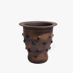 中式复古陶罐花盆陶瓷花瓶摆件大号个性创意客厅装饰干素材