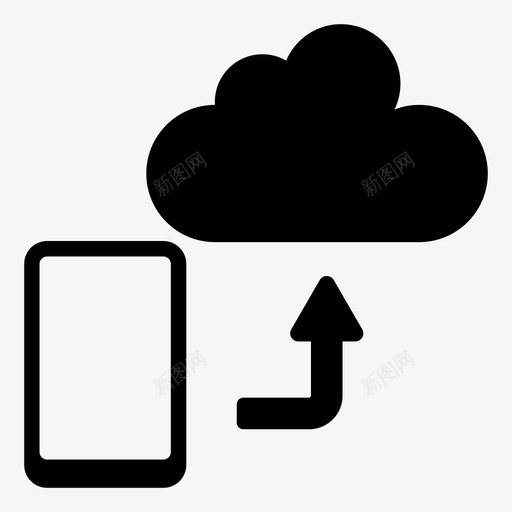 云移动云计算云数据svg_新图网 https://ixintu.com 移动 云计算 数据 技术 连接 云网 网络 通信 一组 实体 实体图