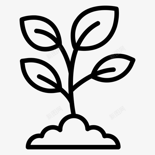苗木植物学生态svg_新图网 https://ixintu.com 苗木 植物学 生态 生态学 自然 植物 农业 轮廓 向量 图标