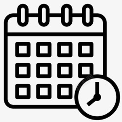 活动日期日期和时间预订日历高清图片