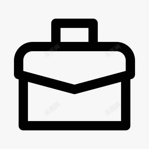 公文包工作职业svg_新图网 https://ixintu.com 工作 用户界面 公文包 职业 通用