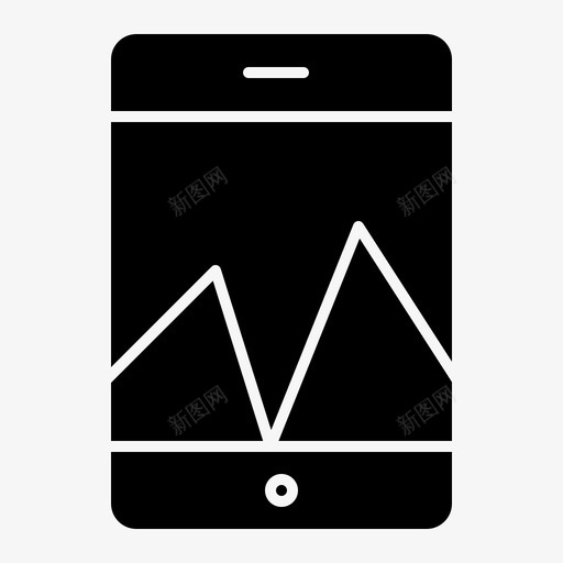 分析图表智能手机svg_新图网 https://ixintu.com 分析 分析图 图表 智能 手机 金融 字形
