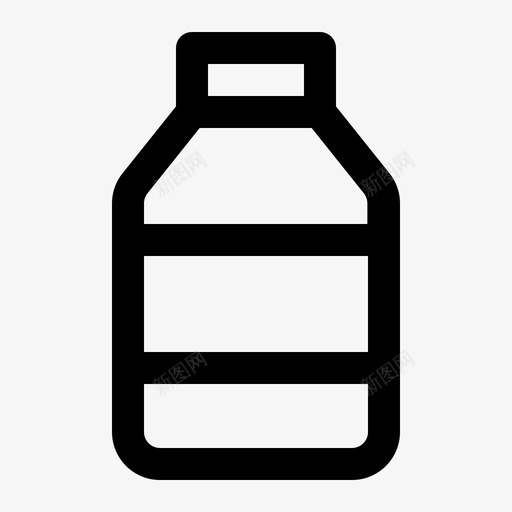 喝水饮料瓶子svg_新图网 https://ixintu.com 喝水 饮料 瓶子