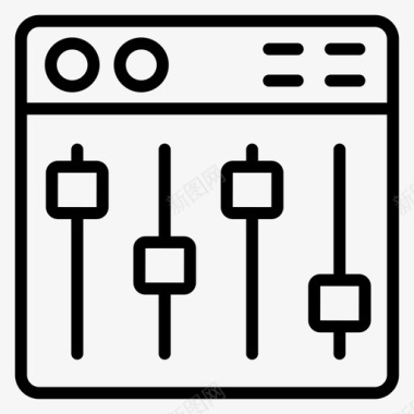 调整音量按钮过滤器图标