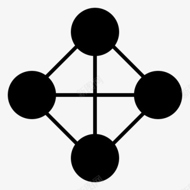 层次结构网络拓扑图标
