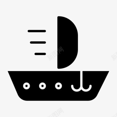 帆帆船船图标