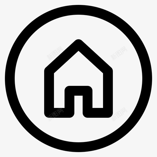 主页页面用户界面图标svg_新图网 https://ixintu.com 主页 页面 用户界面 图标