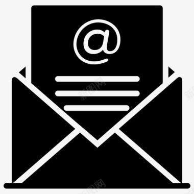 商务电子邮件电子邮件书面信函图标
