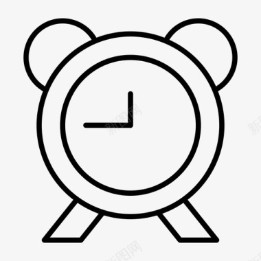 闹钟时间表睡觉图标