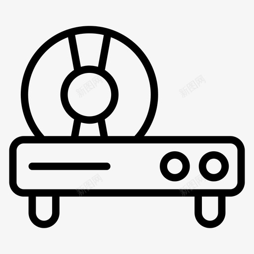 dvd播放器cdrom磁盘romsvg_新图网 https://ixintu.com 播放器 磁盘驱动器 乐器 向量 图标