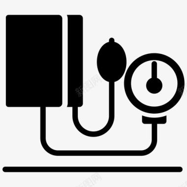 血压仪血压计血压监护仪图标