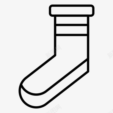 冬季袜子长袜服装图标