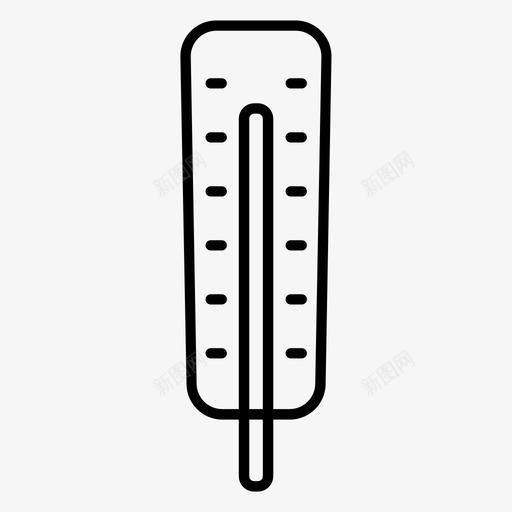 温度计健康保健svg_新图网 https://ixintu.com 冬季 温度计 健康保健 医院 图标 设置