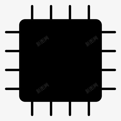 芯片组计算机设备svg_新图网 https://ixintu.com 设备 芯片组 计算机 小工 工具 硬件 字形