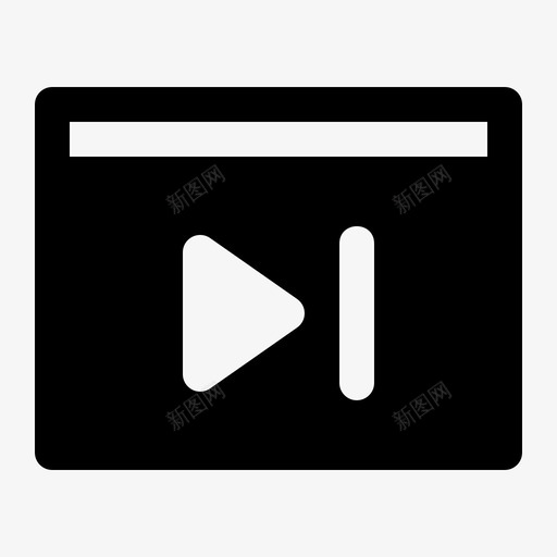 下一个窗口播放用户界面svg_新图网 https://ixintu.com 下一个 窗口 播放 用户界面 通用