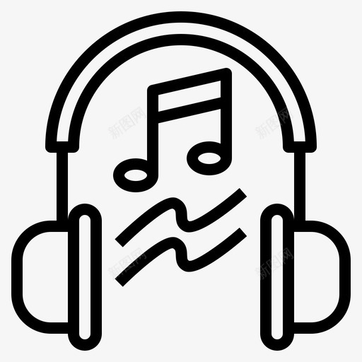 听娱乐耳机svg_新图网 https://ixintu.com 娱乐 耳机 音乐 歌曲 应对 技巧