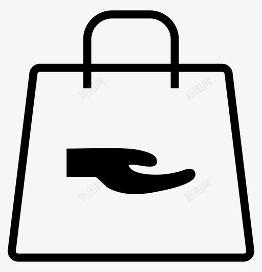 帮助袋购买打包svg_新图网 https://ixintu.com 帮助 购买 打包 购物 购物袋