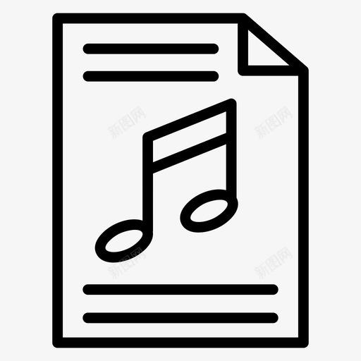 音乐文件mp3文件播放列表svg_新图网 https://ixintu.com 文件 音乐 播放列表 曲目 乐器 矢量 矢量图 图标