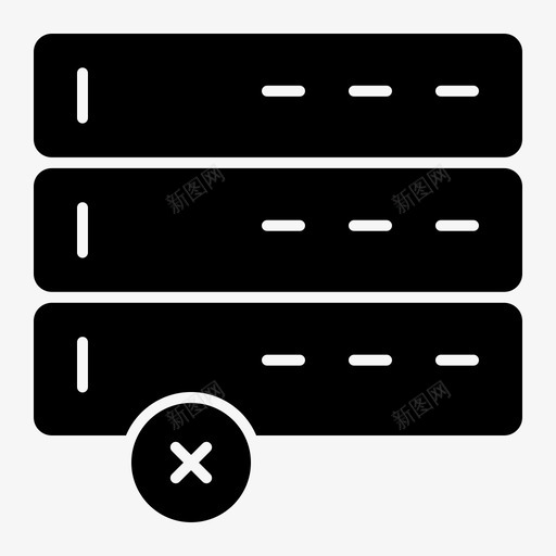 取消数据设备svg_新图网 https://ixintu.com 设备 取消 数据 字形 设置