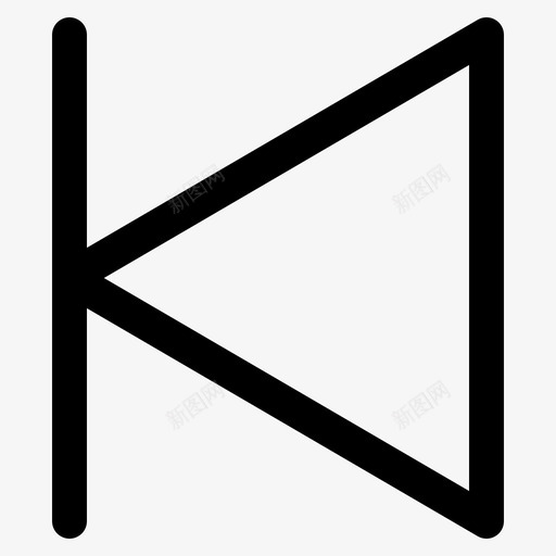 上一个媒体用户界面图标svg_新图网 https://ixintu.com 上一个 媒体 用户界面 图标