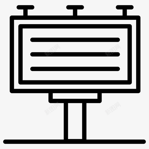 广告牌路标招牌svg_新图网 https://ixintu.com 广告牌 路标 招牌 博物馆 展览 矢量 矢量图 图标