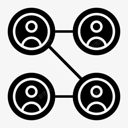 关系朋友社交svg_新图网 https://ixintu.com 关系 朋友 社交 人类 字形