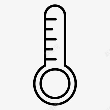 温度计临床温度计液体温度计图标