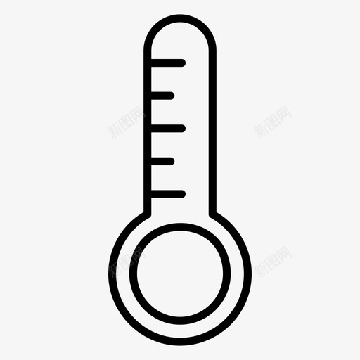 温度计临床温度计液体温度计svg_新图网 https://ixintu.com 温度计 临床 液体 医疗器械 口腔 医疗保健 向量 图标