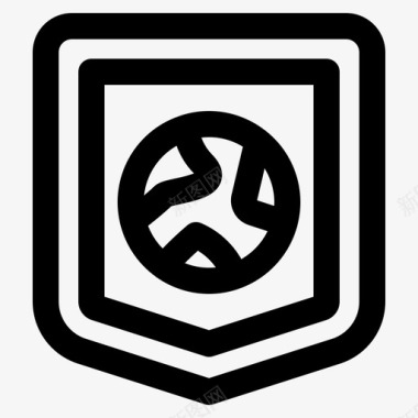 盾地球生态图标
