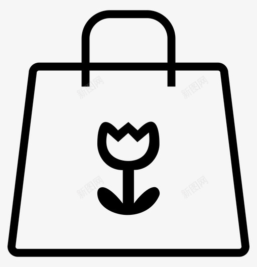 花袋买袋svg_新图网 https://ixintu.com 花袋 买袋 购物 购物袋