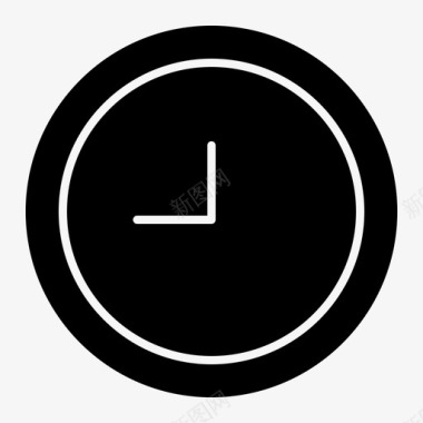 时钟时间基本字形设置75图标